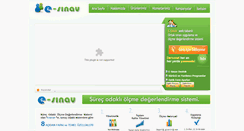 Desktop Screenshot of giris.e-sinav.web.tr